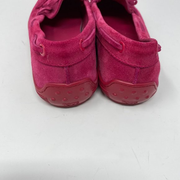 tod's suede slip on loafers moccasins - Picture 7 of 9